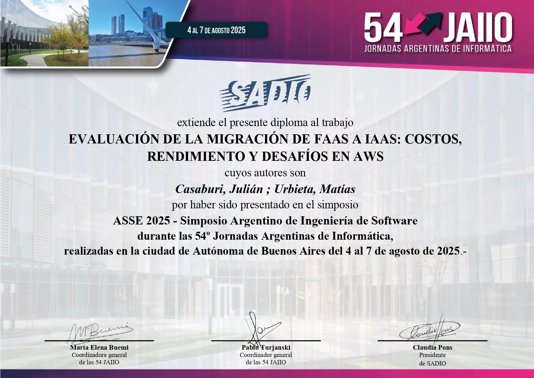 Presenting My Article at 54JAIIO